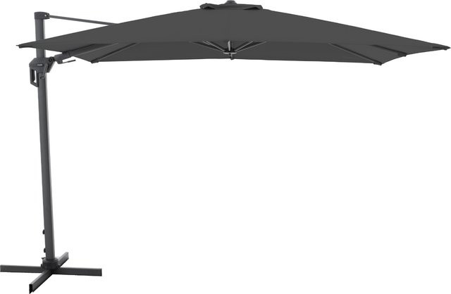 Doppler Ampelschirm Active Green Edition in Anthrazit mit Dreh- und Neigungsfunktion, B: 310 cm, T: 210 cm - Bild 1