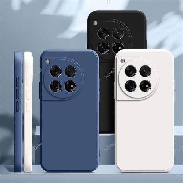 Funda Silikon Handyhülle für OnePlus 12 und 12R 5G in Blau - Bild 1
