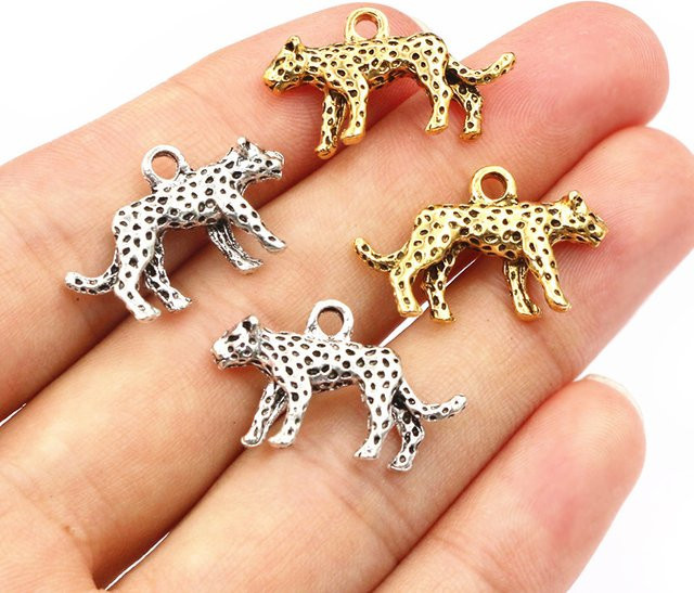 Wadsfred Anhänger Leopard, Legierung, Unisex - Bild 1