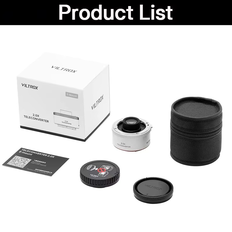 Viltrox TC-2.0X Telekonverter Autofokus-Objektivverlängerung für Nikon Z und Sony E-Mount Kameras - Bild 4