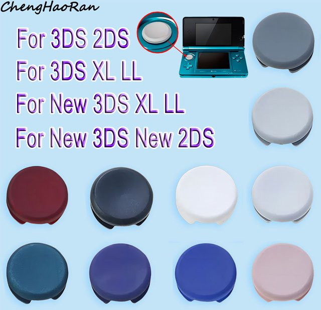ChengHaoRan Analoger Joystick-Steuerknüppel in Grau als Ersatzteil für Nintendo 3DS XL LL und New 2DS 3DS XL - Bild 1