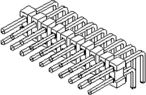 Molex Einbau-Stiftleiste Standard 717640004 Bulk - Bild 1