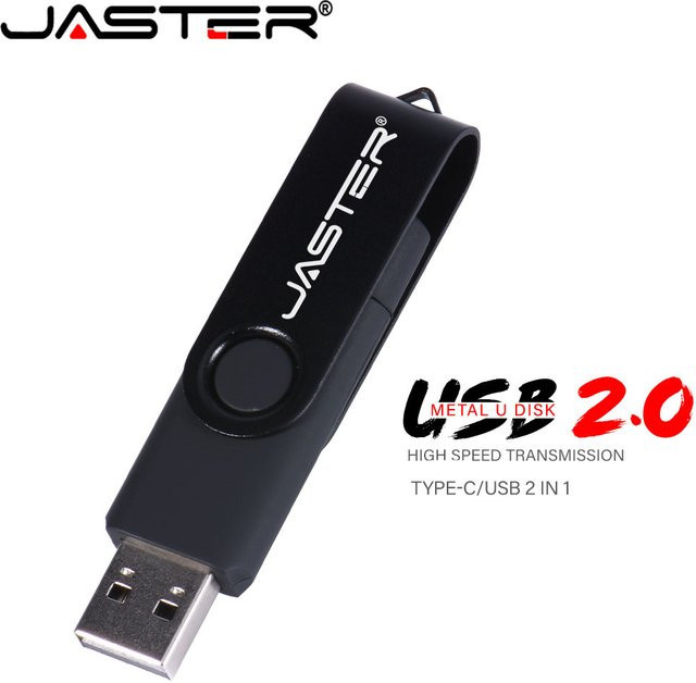 Jaster USB-C Flash-Laufwerk Typ C USB 3.0 Dual-Use Pen Drive für Computer und Handy - Bild 1