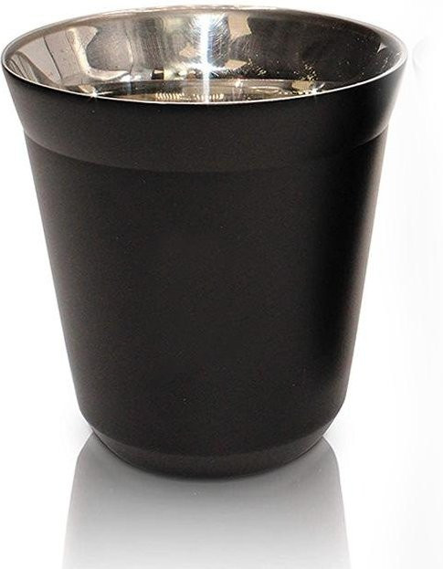 Doppelwandige isolierte Edelstahl-Espressotasse von Household supplies MH, 80 ml, in Schwarz, Weiß oder Silber - Bild 1