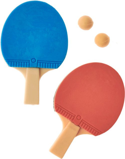 Rico Design Wichtelwelt Miniatur Tischtennis Set blau - Bild 1