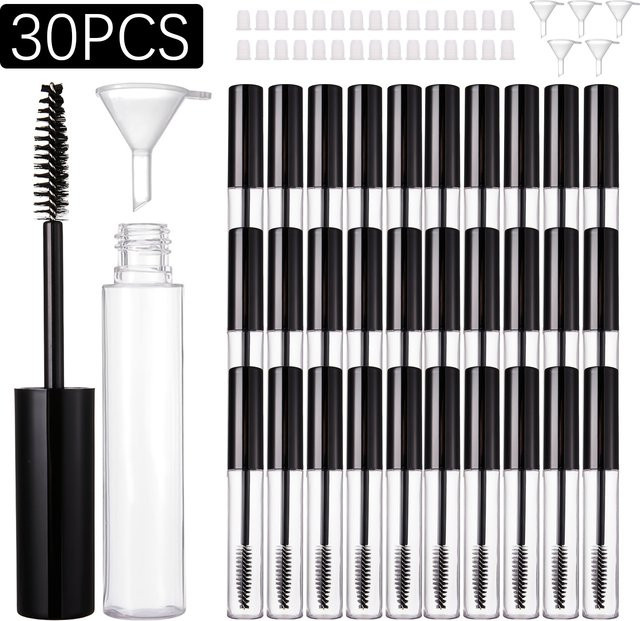 MUB 30 Sets leere Mascara-Tuben und Stäbchen, 10 ml, Schwarz - Bild 1