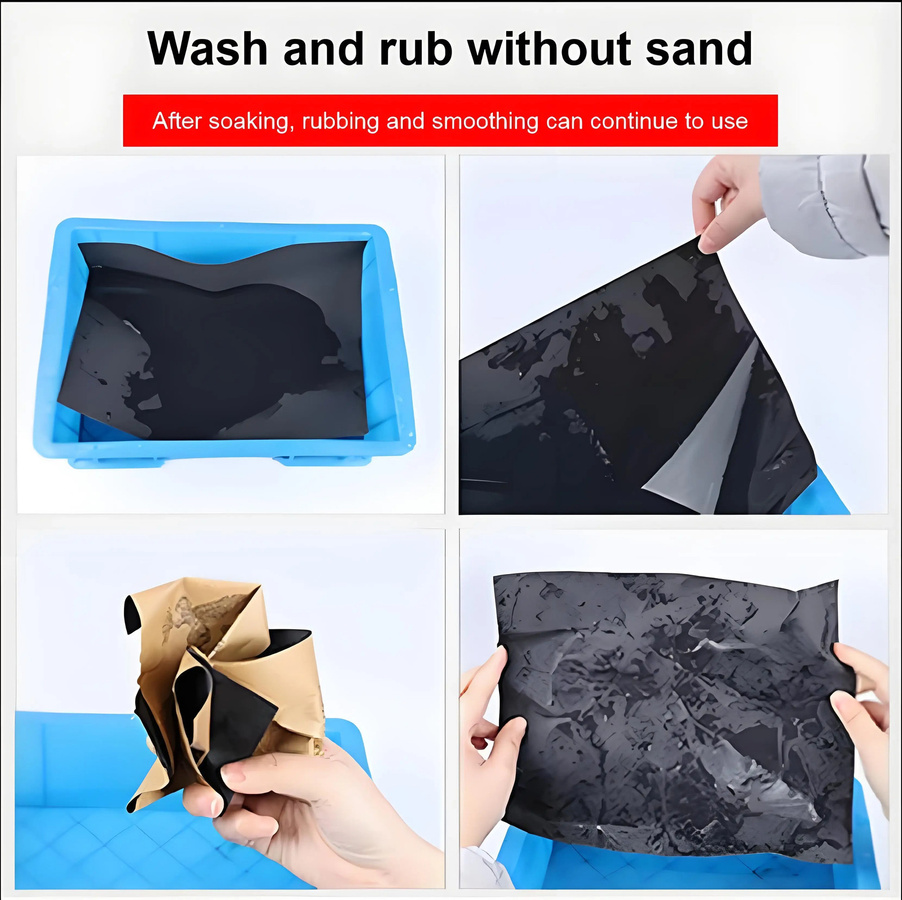XMSJ Siliziumkarbid-Schleifpapier für Holz und Metall, wasserfest für Nass- und Trockenschleifen, B: 28,0 cm, H: 23,0 cm - Bild 5