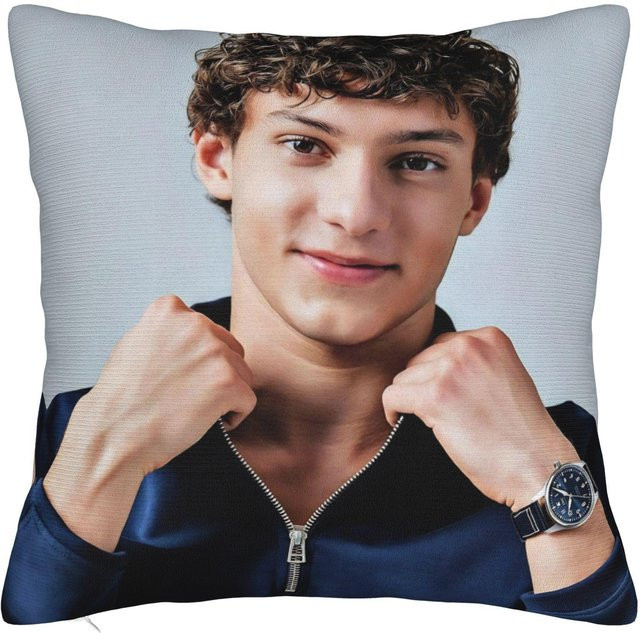 XIXI Lovelyhome Kimi Antonelli Racing Kissenbezug aus Polyester in Grau, B/B: 30 x 30 cm - Bild 1