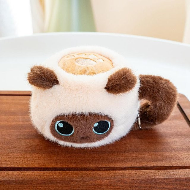 Yiran toy Kätzchen Kaffeetasse, Plüschtier, Weiß - Bild 1