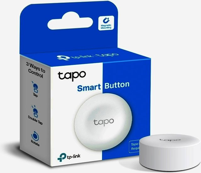 TP-Link Tapo S200B Smart Button in Weiß für kundenspezifische Aktionen, benötigt Tapo Hub - Bild 1