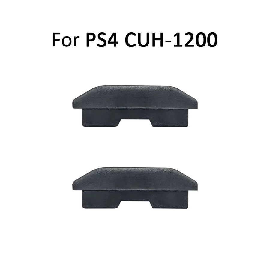 Sony PlayStation 4 PS4 Gummifüße und Staubschutzkappen aus Kunststoff und Silikon in Schwarz für CUH-1100, CUH-1200 und CUH-1000 Modelle - Bild 2