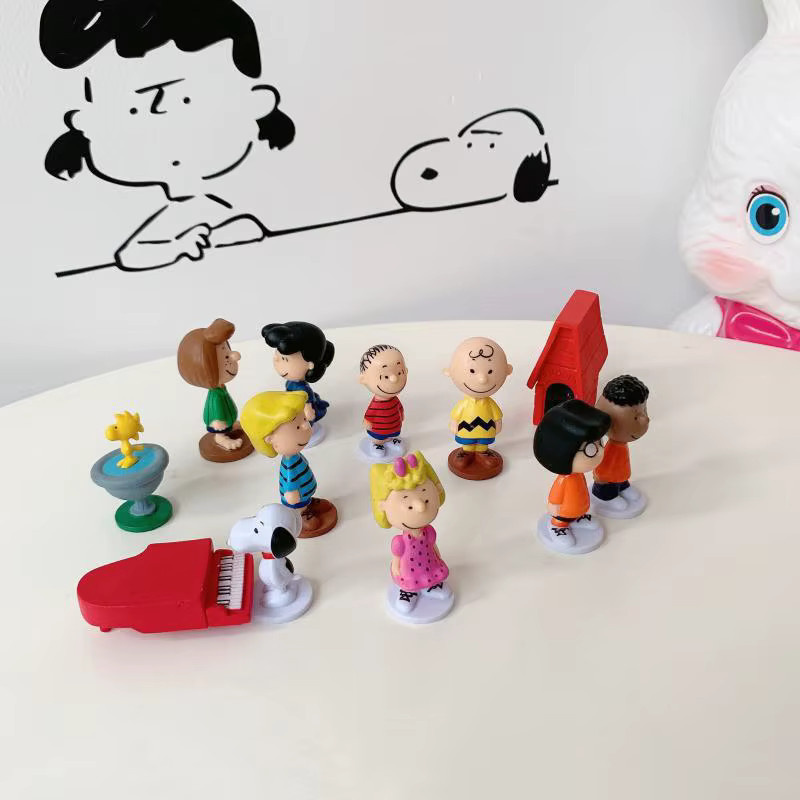Bandai Peanuts Snoopy Charlie Sally Woodstock Mini Figur, Einzelfigur - Bild 4