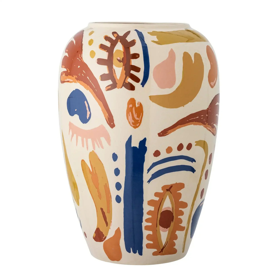 Bloomingville Keramikvase Horus in Orange und Multicolour, Höhe: 32 cm - Bild 1