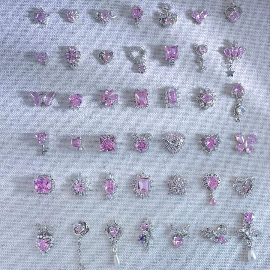 Kaniu Nagel Ornament, Rosa, Glänzend - Bild 2