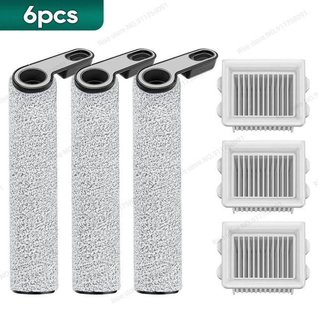 Roborock Zubehör Set für Flexi Lite und A20 Air mit Walzenbürste und Hepa-Filter in Weiß - Bild 1