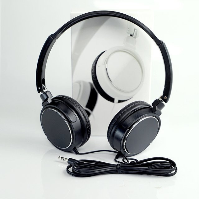 WYMECT Faltbare Over-Ear Kopfhörer mit HiFi Stereo Sound und 3,5mm Klinkenanschluss in Schwarz - Bild 1