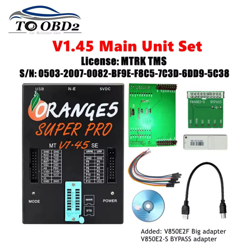 Orange5 Programmierer mit Volladapter V1.45 V1.42 OEM in Orange - Bild 2