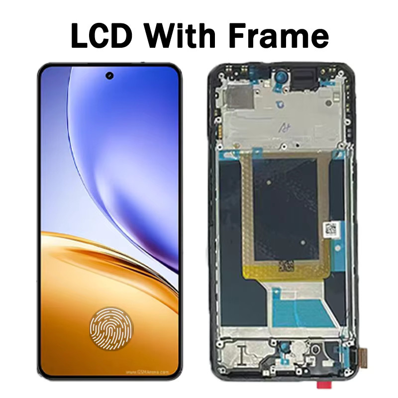 Realme 14 5G Ersatz LCD-Display mit 6,67 Zoll Super AMOLED Touchscreen Digitizer Baugruppe in Schwarz - Bild 2