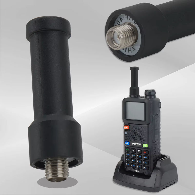 ABBREE Stubby Antenne mit SMA-Buchse für UHF 400-470 MHz, schwarze Mini-Antenne für Walkie Talkie - Bild 4