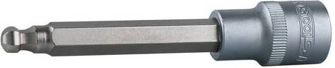 KS Tools 1/2 Zoll Bit-Stecknuss Innensechskant mit Kugelkopf lang 11 mm in Silber - Bild 1