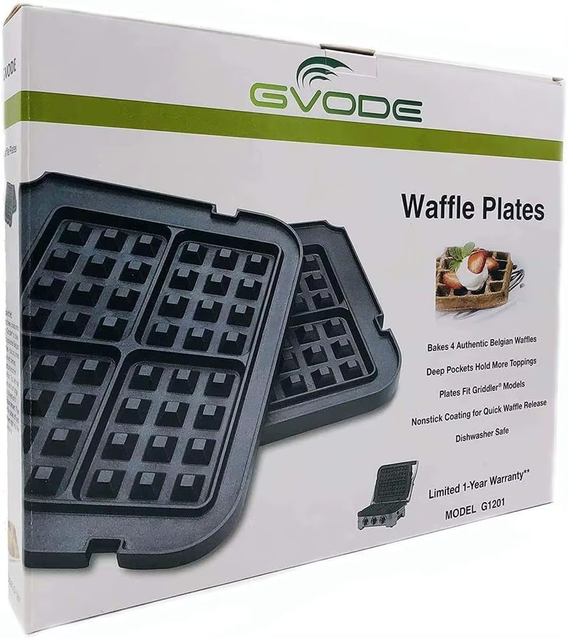 Cuisinart Waffelplatten mit Antihaftbeschichtung für die Serien GR-4N, GR-5B, GR-6 und GRID-8N - Bild 2