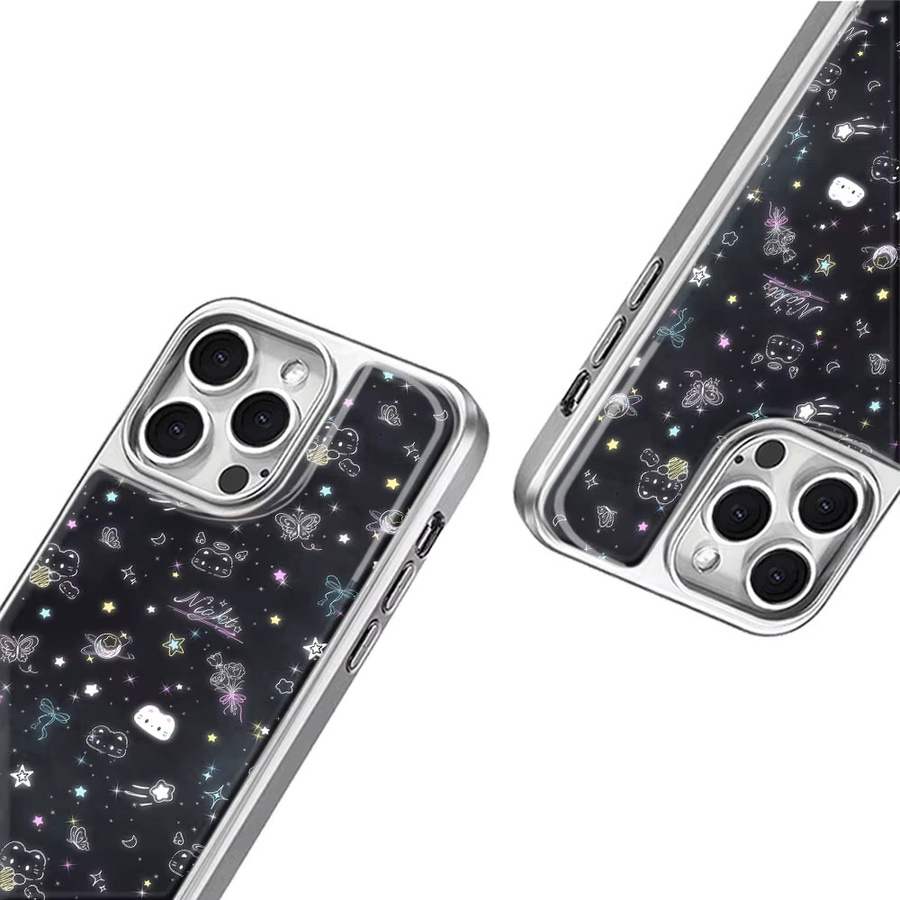Galaxy Cat Hydrogel-Handyhülle für Samsung Galaxy S23 S24 S25 S26 Plus FE Ultra Edge in Silber - Bild 2