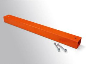 Regalwerk ARTUS Durchschubsicherungen orange, Rohr 3.600 mm, B/H/T: 50 x 40 x 2 mm - Bild 1