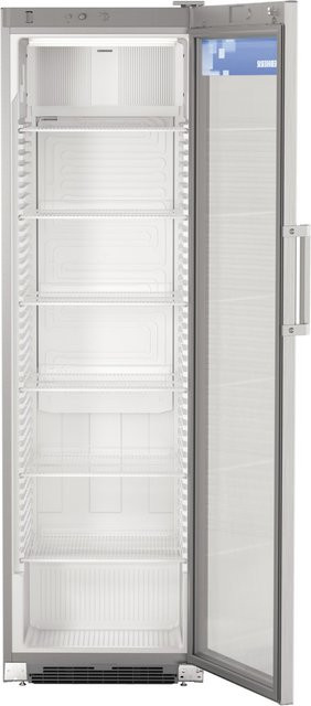 Liebherr Flaschenkühlschrank FKDv 4503-21 Dynamic in Grau mit LED-Innenbeleuchtung und umkehrbarer Türöffnung - Bild 1