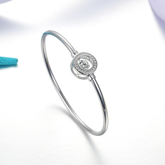 Armband 925 Sterling Silber, Runde Zirkonia, Unisex - Bild 1