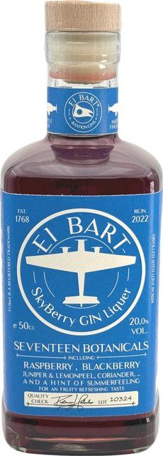 El Bart SkyBerry Gin Liqueur, Likör, Deutschland, 20 % Vol., 0,5 l - Bild 1