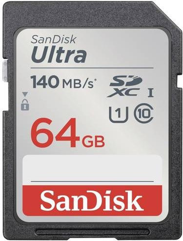 SanDisk Ultra SDXC Speicherkarte 64GB UHS-I Class 10 - Bild 1