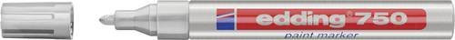 Edding Lackmarker 750 Permanent Marker Silber mit Rundspitze 2-4 mm - Bild 3