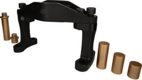 KS Tools Radnaben-Abzieher-Satz für 8 und 10 Bolzen, 12-teilig aus Stahl in Schwarz - Bild 1