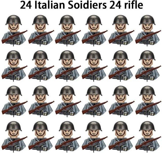 Zweiter Weltkrieg Militärfiguren Soldaten Armee Bausteine, ab 14 Jahre - Bild 1