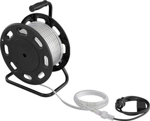 Sygonix SY-7189568 LED-Streifen mit Stecker, Cool White, 50 m, IP54, 230 V/AC - Bild 1