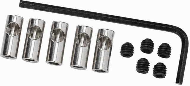 VWINRC Ritzel-Reduzierhülse, Adapterwelle, 5-teiliges Set, Metall, Grau - Bild 1