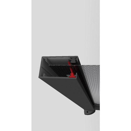 WINDHAGER Insektenschutz Rollo für Fenster, schwarz, Breite: 130 cm, Höhe: 160 cm - Bild 1