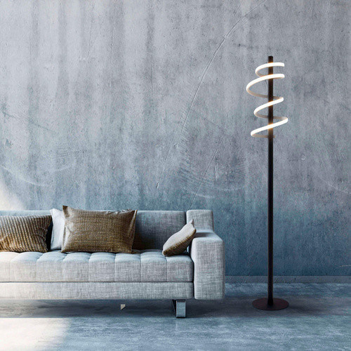 Näve LED-Stehleuchte Belleza in Schwarz, Höhe: 140 cm, Breite: 22 cm, Tiefe: 22 cm - Bild 4