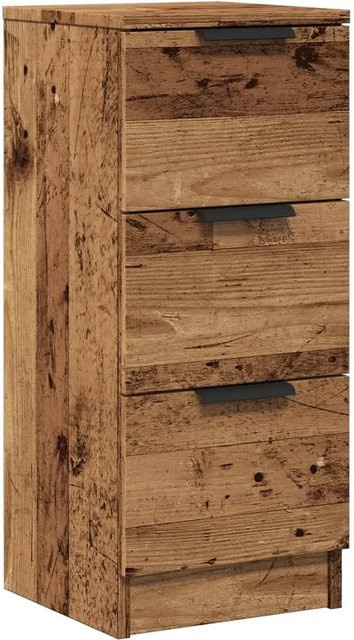 vidaXL Sideboard in Altholz-Optik, braun, B/T/H: 30 x 30 x 70 cm - Bild 1
