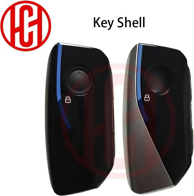 Harleson 4-Tasten Schlüsselgehäuse für BMW I7 X7 G07 LCI IX I20 X1 U11 7er Serie G70 G09 XM U06 G81 M3 in Schwarz - Bild 1