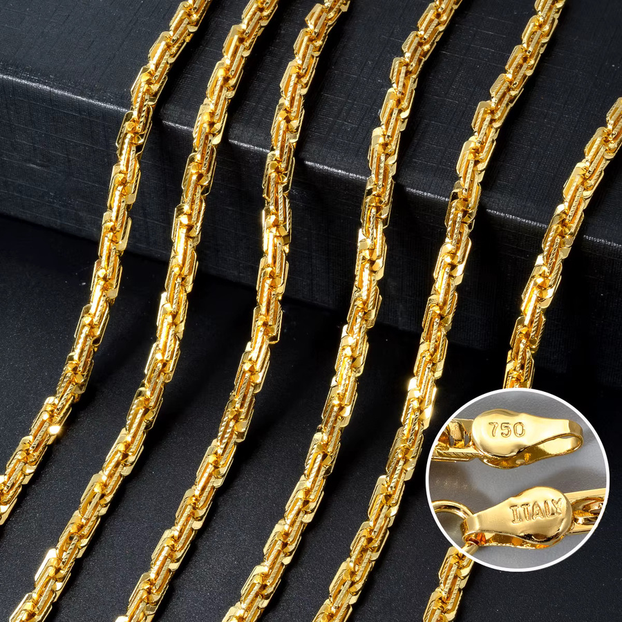 Diana Baby Halskette, 18k vergoldet, Gold, Damen - Bild 4