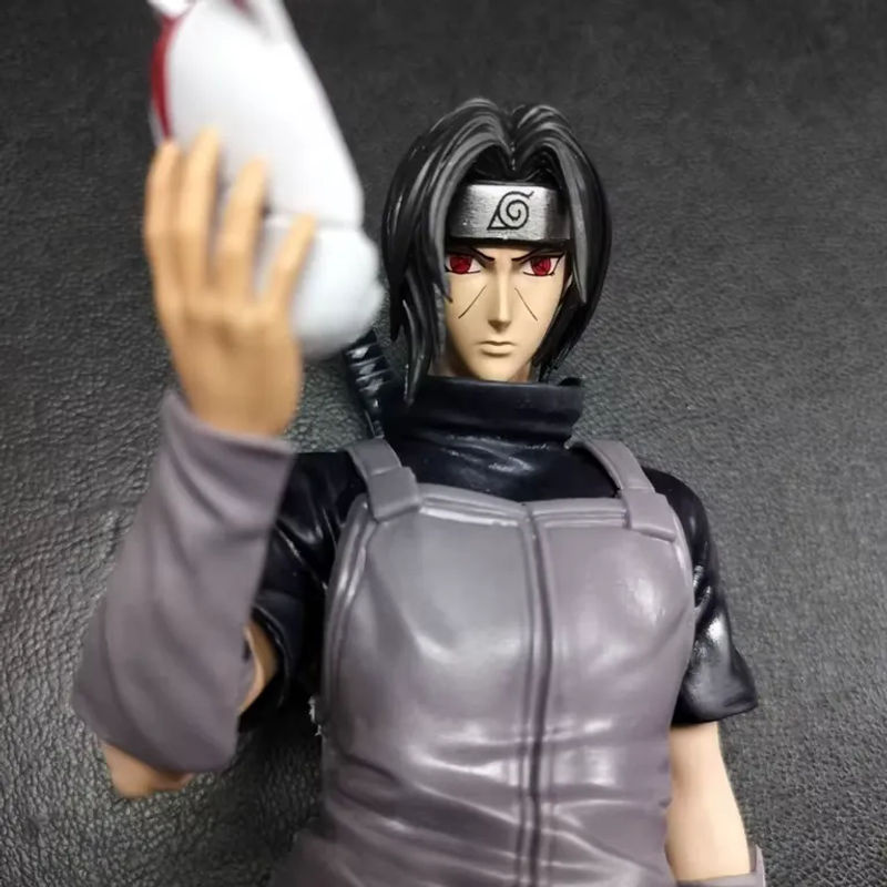 Bandai Naruto Itachi Uchiha Dekoration Figur Schwarz handgefertigte Statue - Bild 4