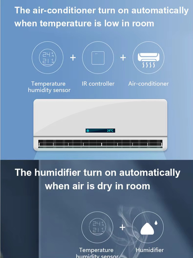 Tuya ZigBee Smart Home Temperatur- und Feuchtigkeitssensor mit LCD-Bildschirm, weißes Hygrometer und Thermometer für Smart Life App-Steuerung - Bild 3