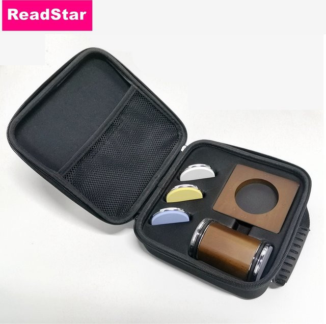 Magnetischer Rollmesser-Schärfer mit 4-Winkel-Basis, 5 Arten Schleifscheiben und EVA-Schutz inklusive Geschenkbox - Bild 1