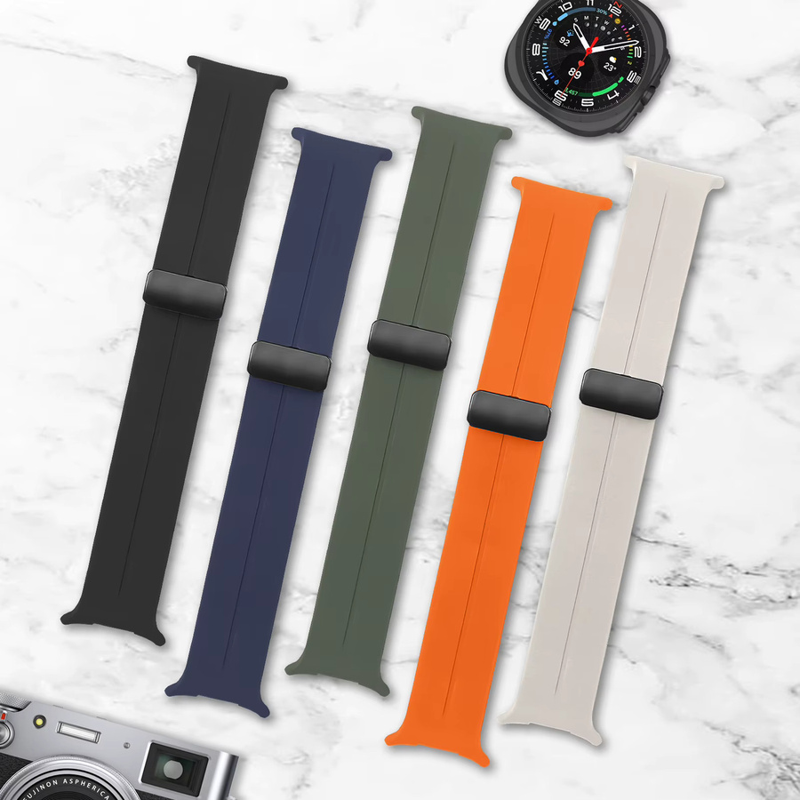Samsung Galaxy Watch Ultra Uhrenarmband, Silikon, Schwarz, Unisex - Bild 3