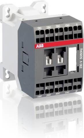ABB NS40ES-26 Hilfsschütz mit 4 Schließern in Grau - Bild 1
