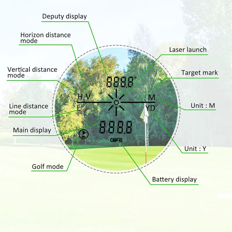 ARTBULL Laser-Entfernungsmesser mit Flag-Lock-Funktion und Neigungsanpassung für Jagd und Golf - Bild 4