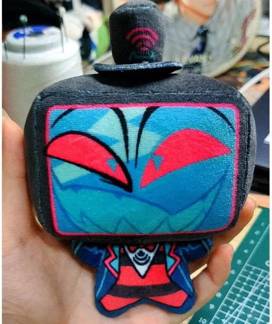 Yiran toy Hazbin Hotel Alastor Vox Lucifer, Plüschtiere, 10cm, ab 14 Jahren - Bild 1