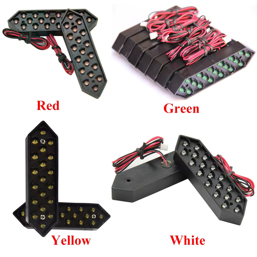 4er Set Outdoor 10 Zoll 7-Segment LED Digitalanzeige Module in Schwarz - Bild 3
