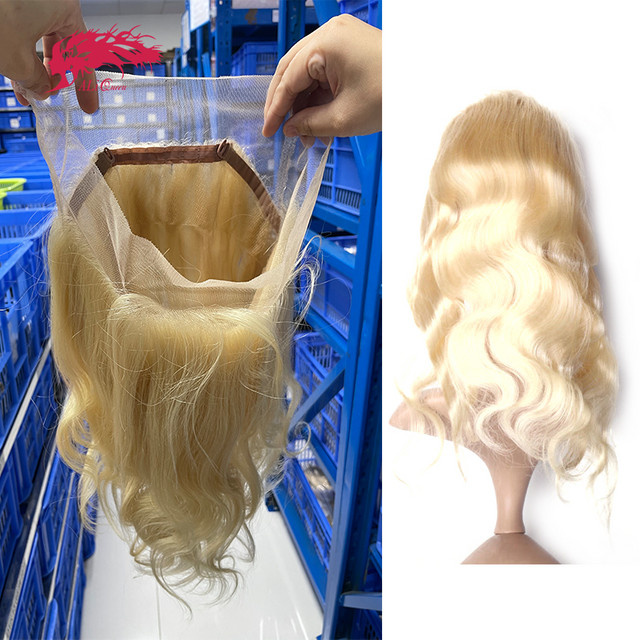 Ali Queen Human Hair Lace Frontal, 12", 613 Blonde - Bild 1
